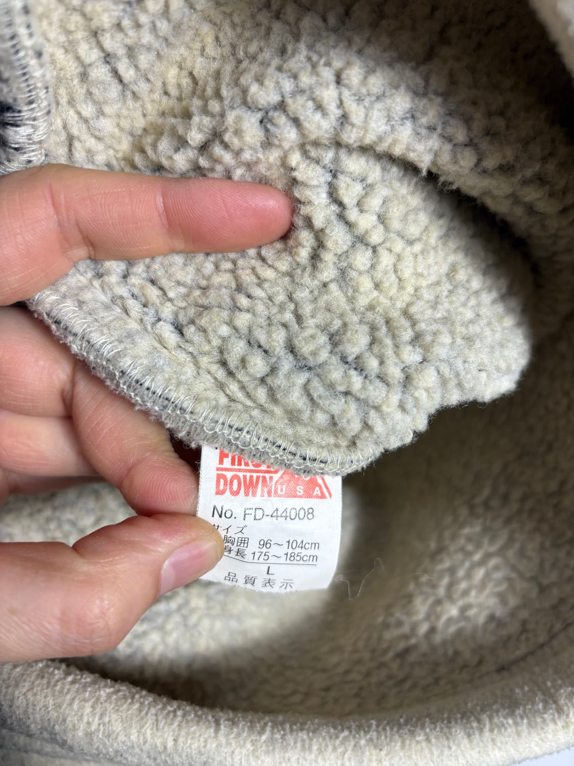 First dawn 퍼스트 다운 후리스 자켓 상품이미지6