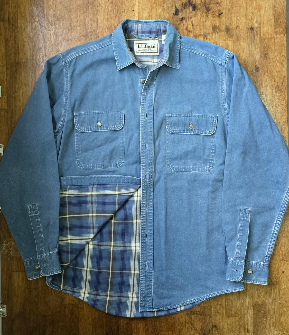 L.L.Bean 엘엘빈 셔츠 , Made In CANADA 일본 발매 상품이미지1