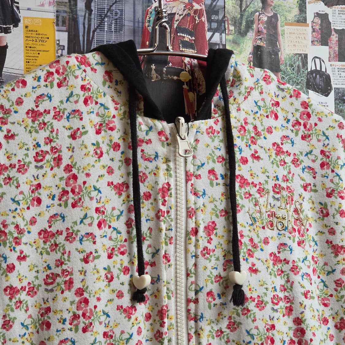 JPN 리즈리사 리버시블 반팔 후드집업 상품이미지8