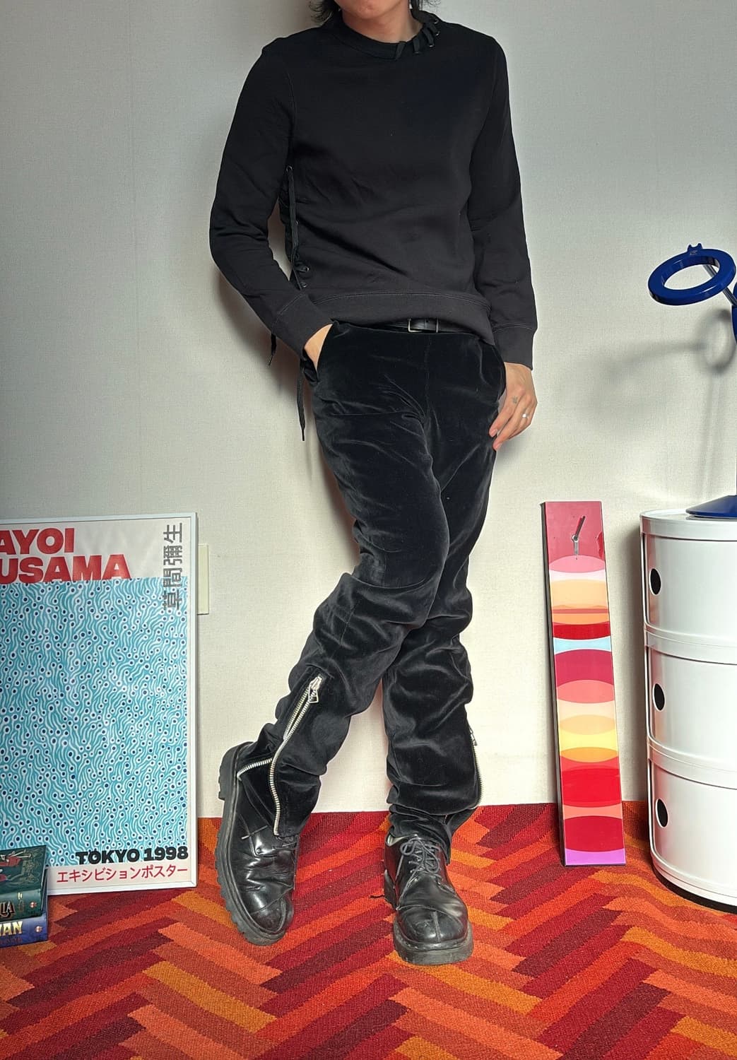 (rare) JPG Archive Velvet Marine Pants 상품이미지2