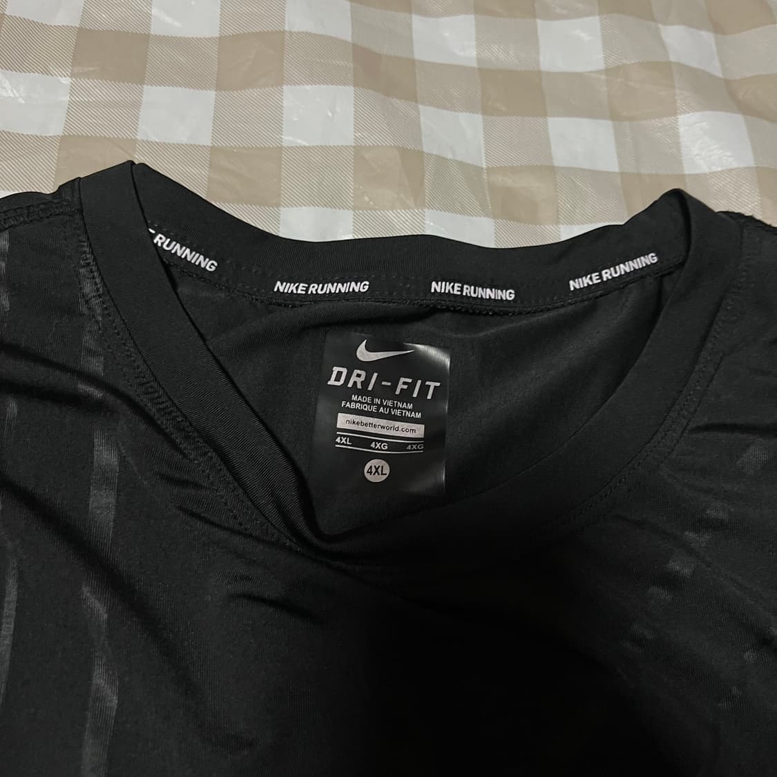 나이키 드라이핏 러닝 반팔 블랙 4XL 반팔티 런닝 운동복 트레이닝복 상품이미지2