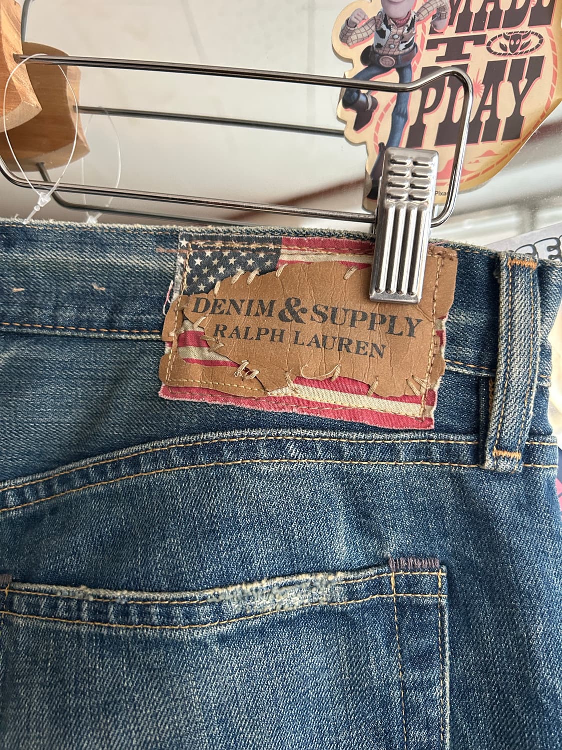 데님앤서플라이 워싱진 34(36)in 상품이미지5