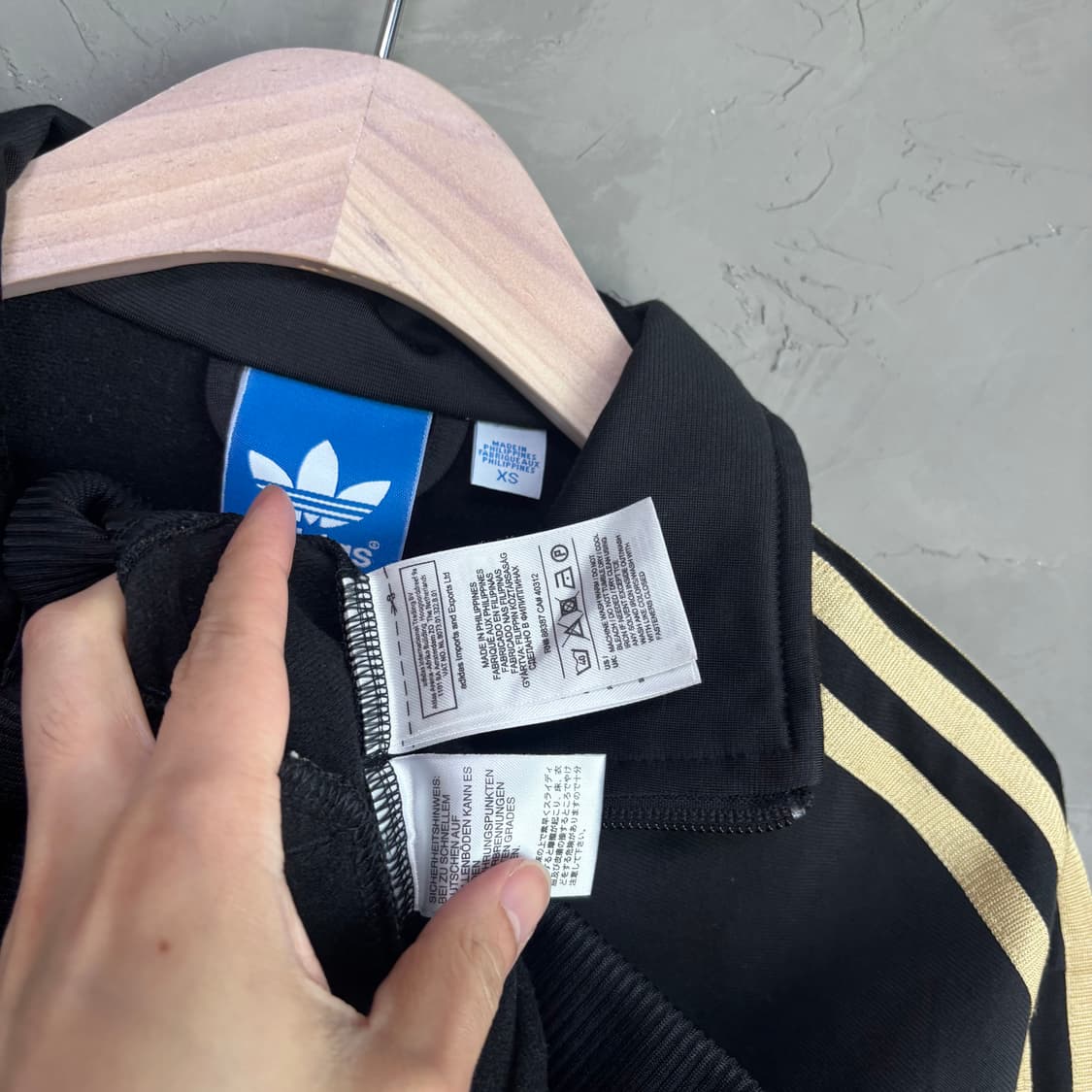 아디다스 파이어버드 져지 트랙탑 검금 상품이미지3