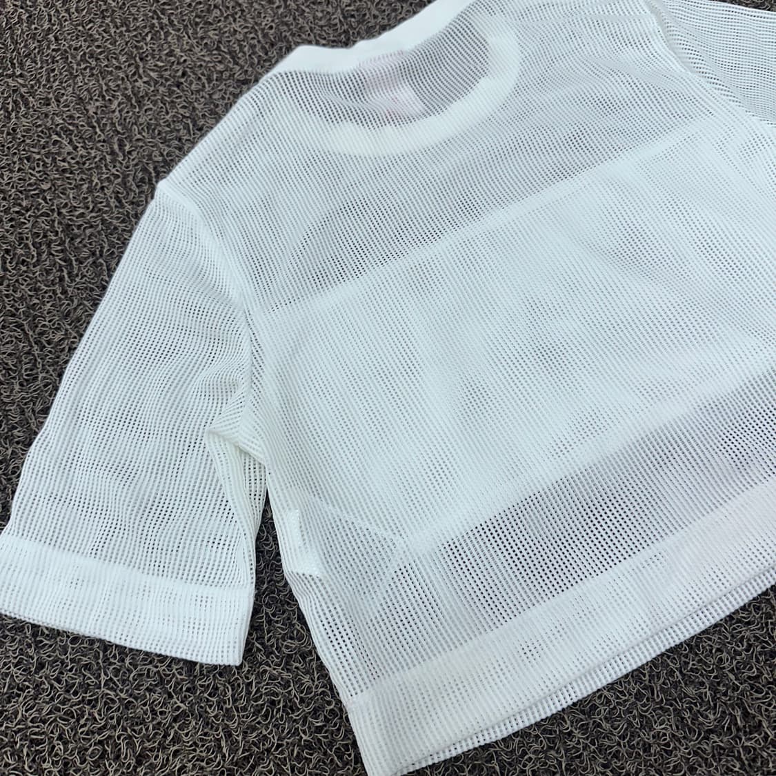 NIKE 나이키 메쉬 크롭 여성 반팔티셔츠 S 상품이미지8