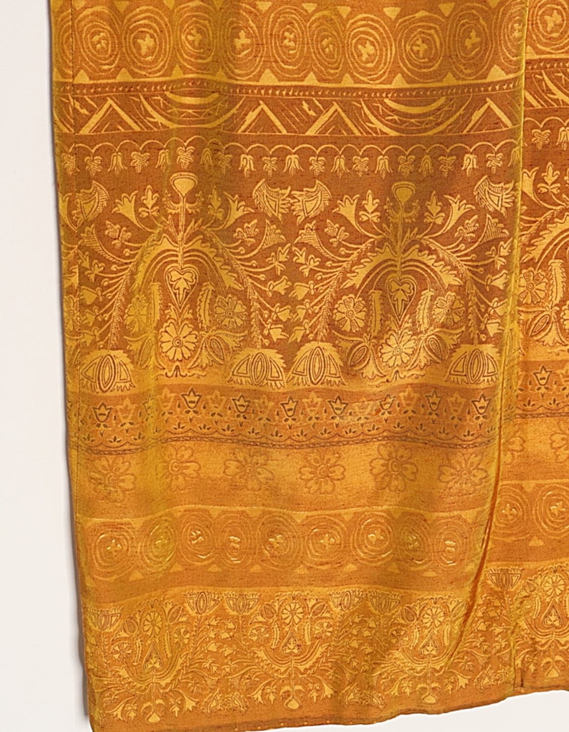 alain manoukian Satin Pattern Wrap Skirt 상품이미지4