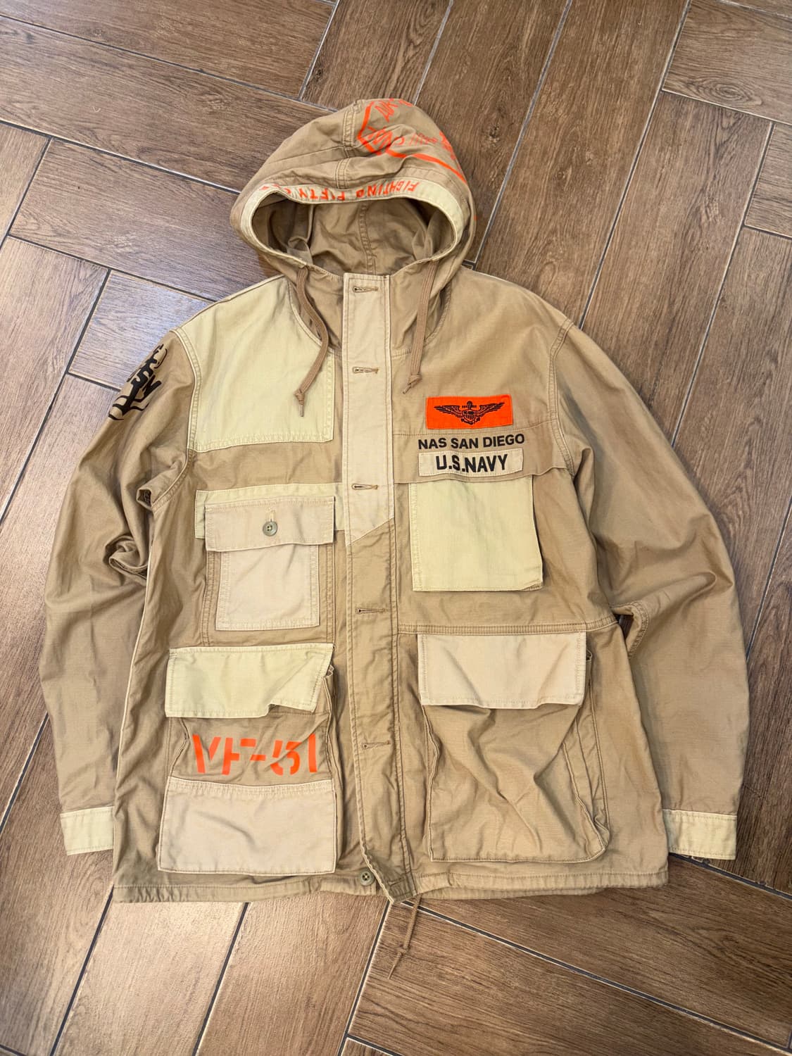 Avirex Multi Pocket Hooded Jacket 상품이미지8