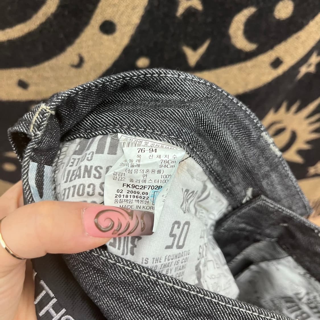 FUBU 후부 올드스쿨 스트릿 펑크 카펜터 데님팬츠 K0241 상품이미지6