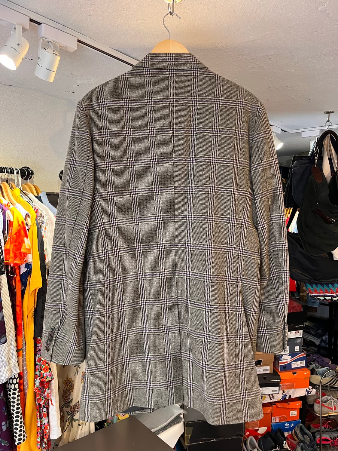 인터메조 체크 울 코트 (한국제 / 105) 상품이미지3