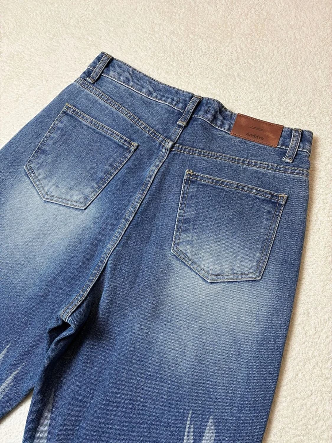 아카이브 블리치 세미 와이드 데님 팬츠 PN6731    상품이미지6