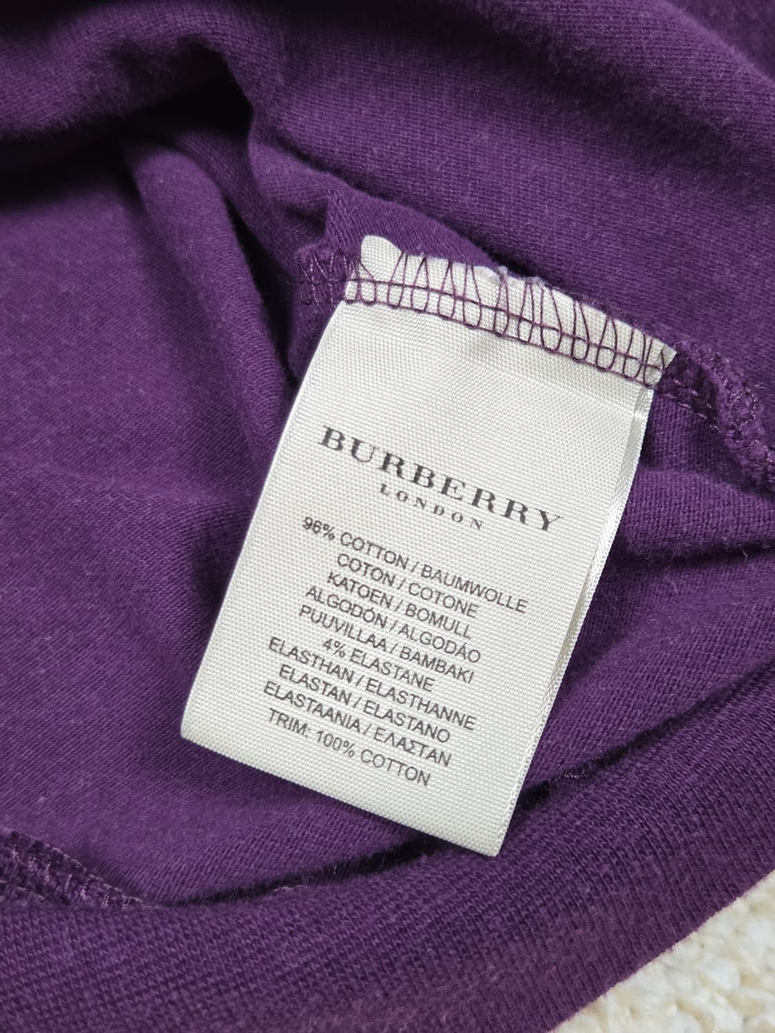 [버버리] 런던 노바체크 안감 기마상 자수 후드집업 | 00278 상품이미지4