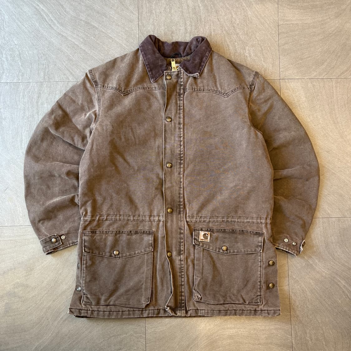 칼하트 정푼 브라운 덕 초어 자켓  상품이미지1