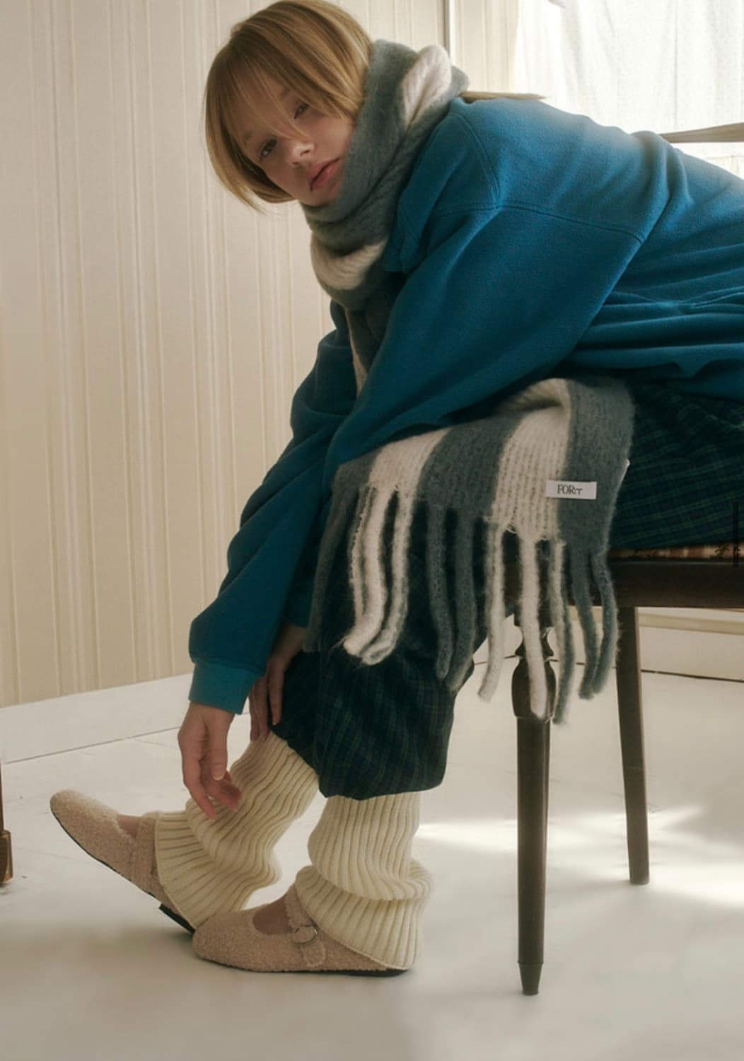 포른른 퍼 메리제인 아이보리 상품이미지3