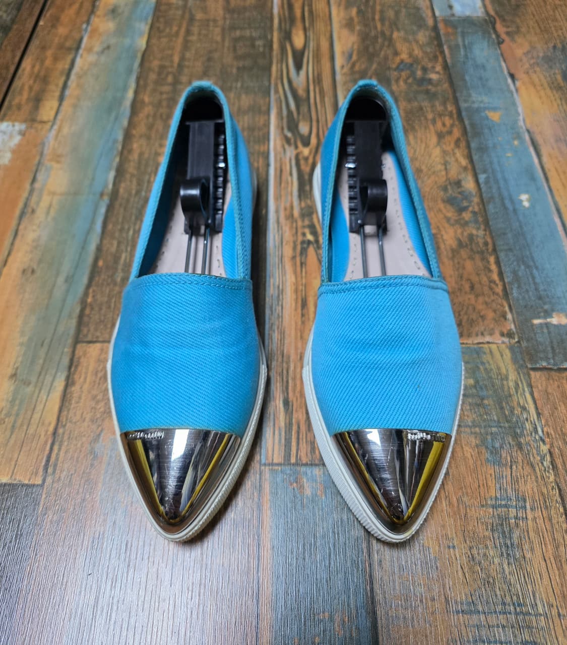 미우미우 메탈토 슬립온 / 민트 블루 컬러 / 36반  (235) 상품이미지2