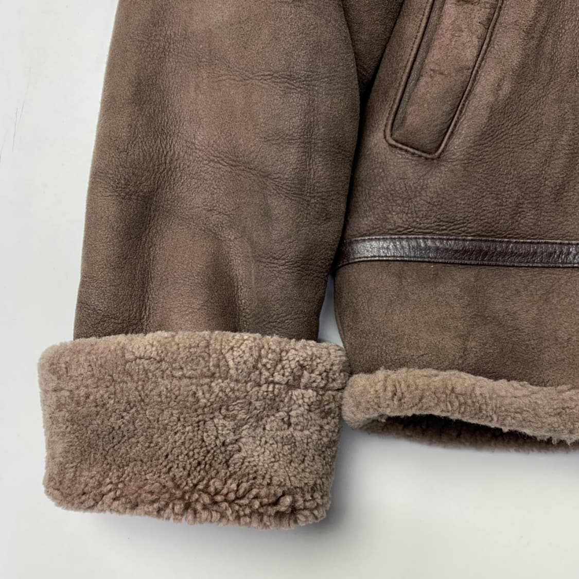 [95/정품] CASPI 양 가죽 양털 자켓 L1-0020 상품이미지8