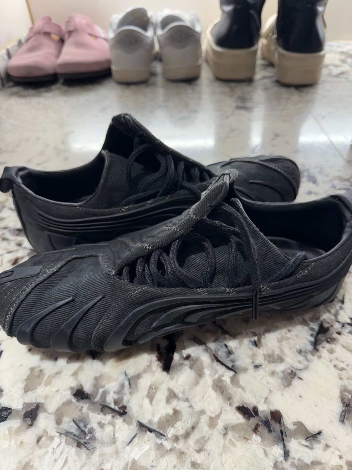 PUMA 푸마 x 노페이스 스튜디오스 탈론 OG 플랫 미디엄 그레이 상품이미지5