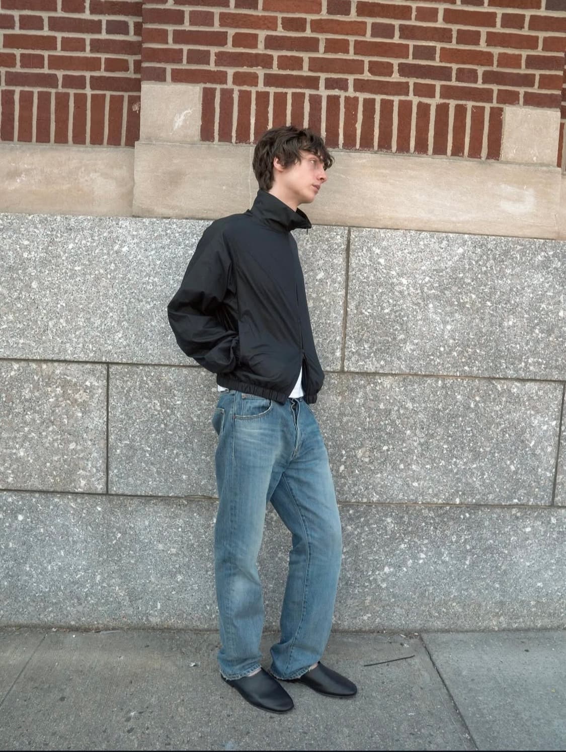 A.ta  HIGHNECK WIND JACKET(BLACK) 상품이미지1