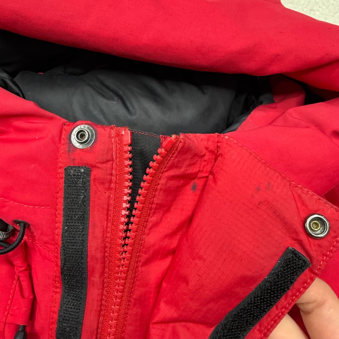 [S] 노스페이스 레드 구스다운 패딩 상품이미지6