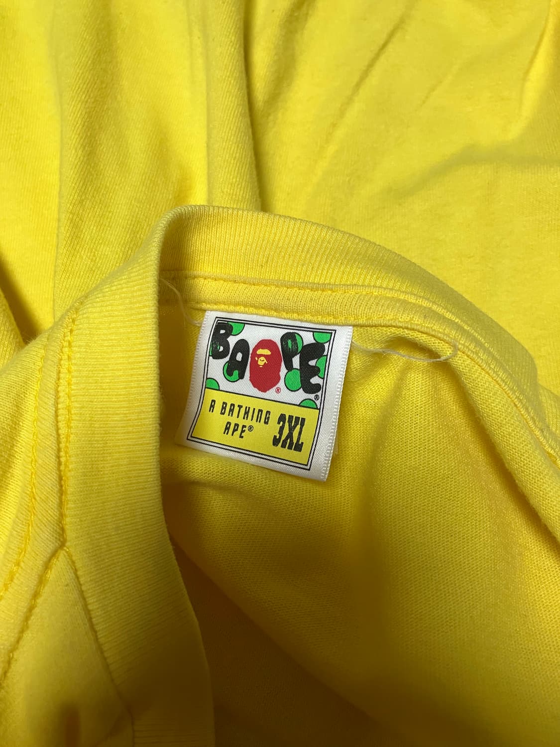 옐로우 베이프 반팔티 3xl 상품이미지4