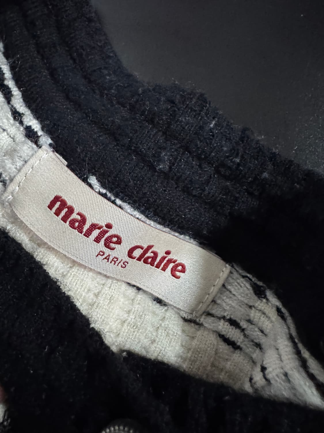 여성 마리끌레르 세일러 스트라이프 가디건 S 상품이미지4