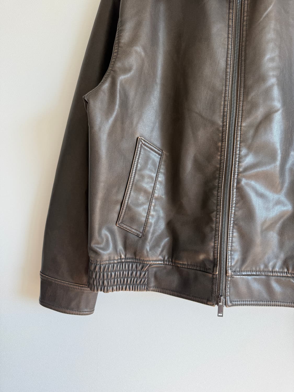 [L]Pre owned 에코레더 자켓 상품이미지3