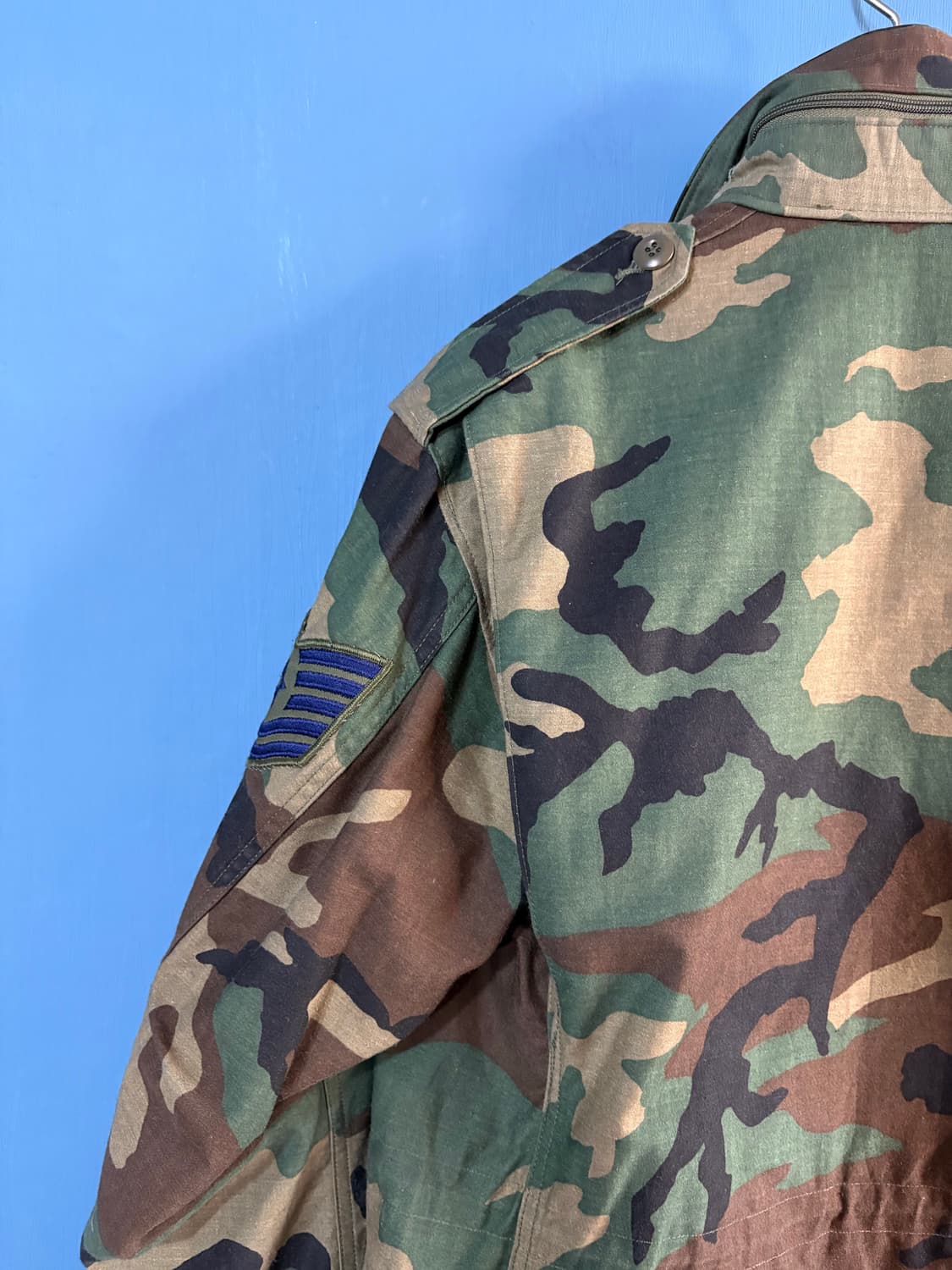 80‘s U.S Army Woodland Camo M-65 Field  상품이미지9