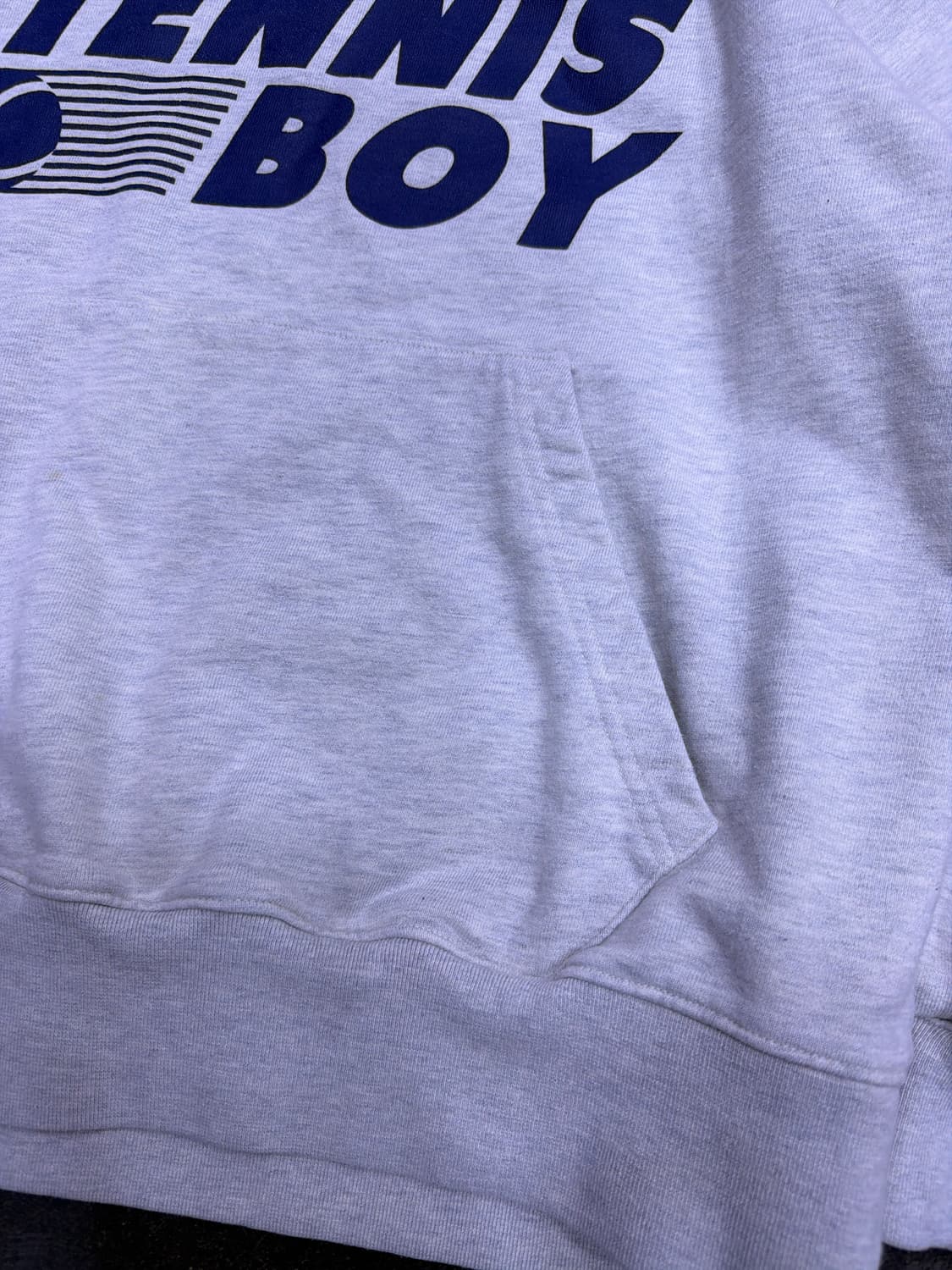 테니스 보이 클럽 후드티 후디 멜란지 그레이 M 상품이미지5