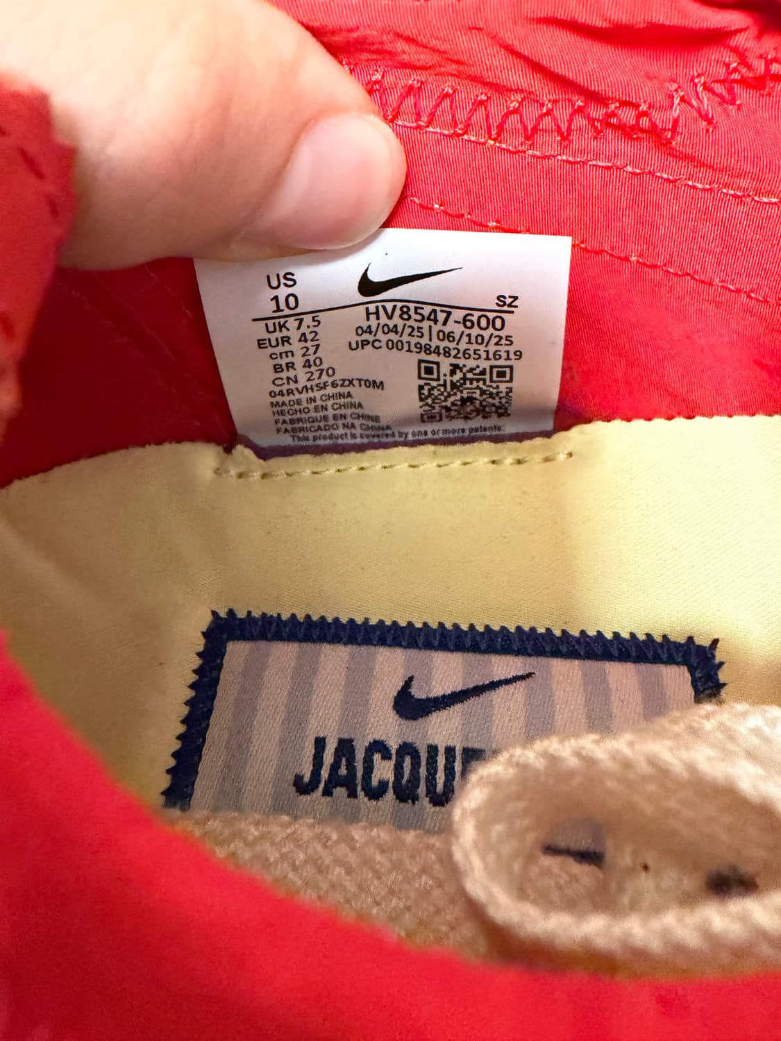 [270] 나이키 자크뮈스 문 슈 유니버시티 레드 앤 바이시클 옐로우 상품이미지4