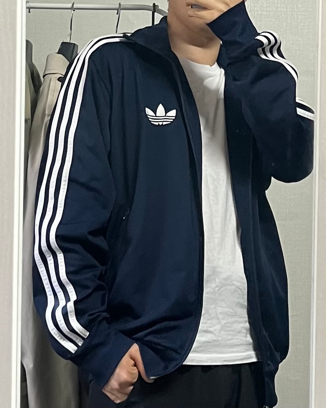 아디다스 파이어버드 트랙탑 네이비 상품이미지1