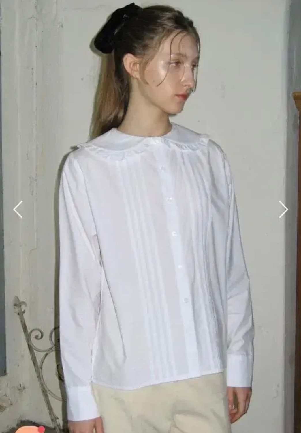 시눈 프릴셔츠 상품이미지1