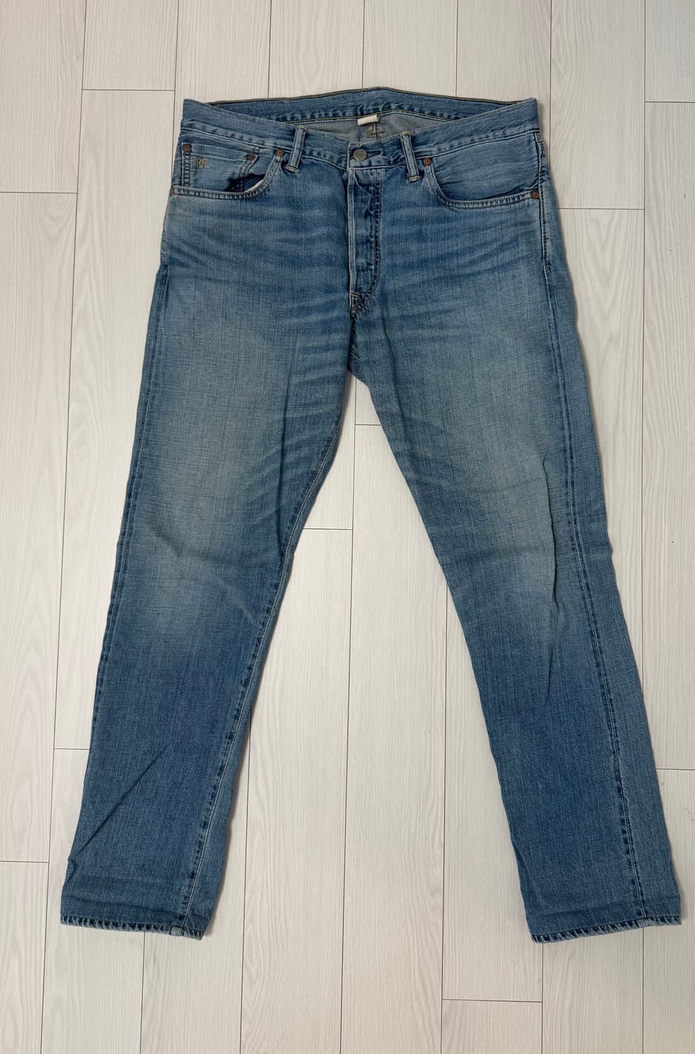 RRL 더블알엘 중청 셀비지 데님 판매합니다. 상품이미지1