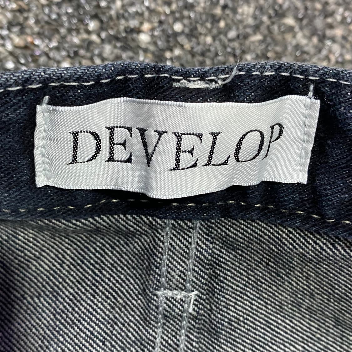 빈티지 디벨롭 힙 레터링 워싱 데님 팬츠 B3626 상품이미지4