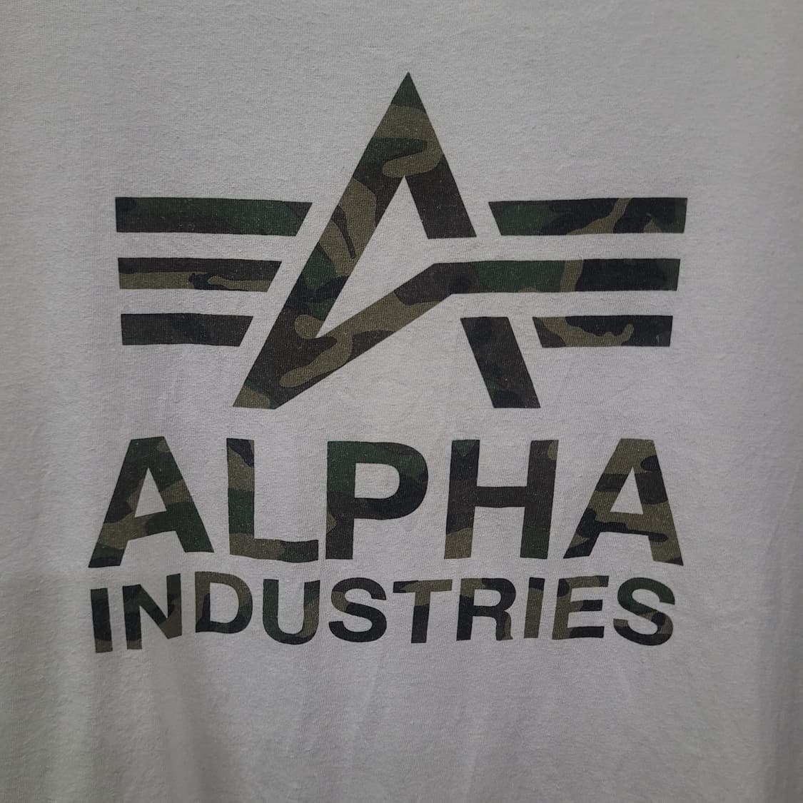 ALPHA INDUSTRIES 알파 인더스트리 카모 빅로고 셔츠 상품이미지3