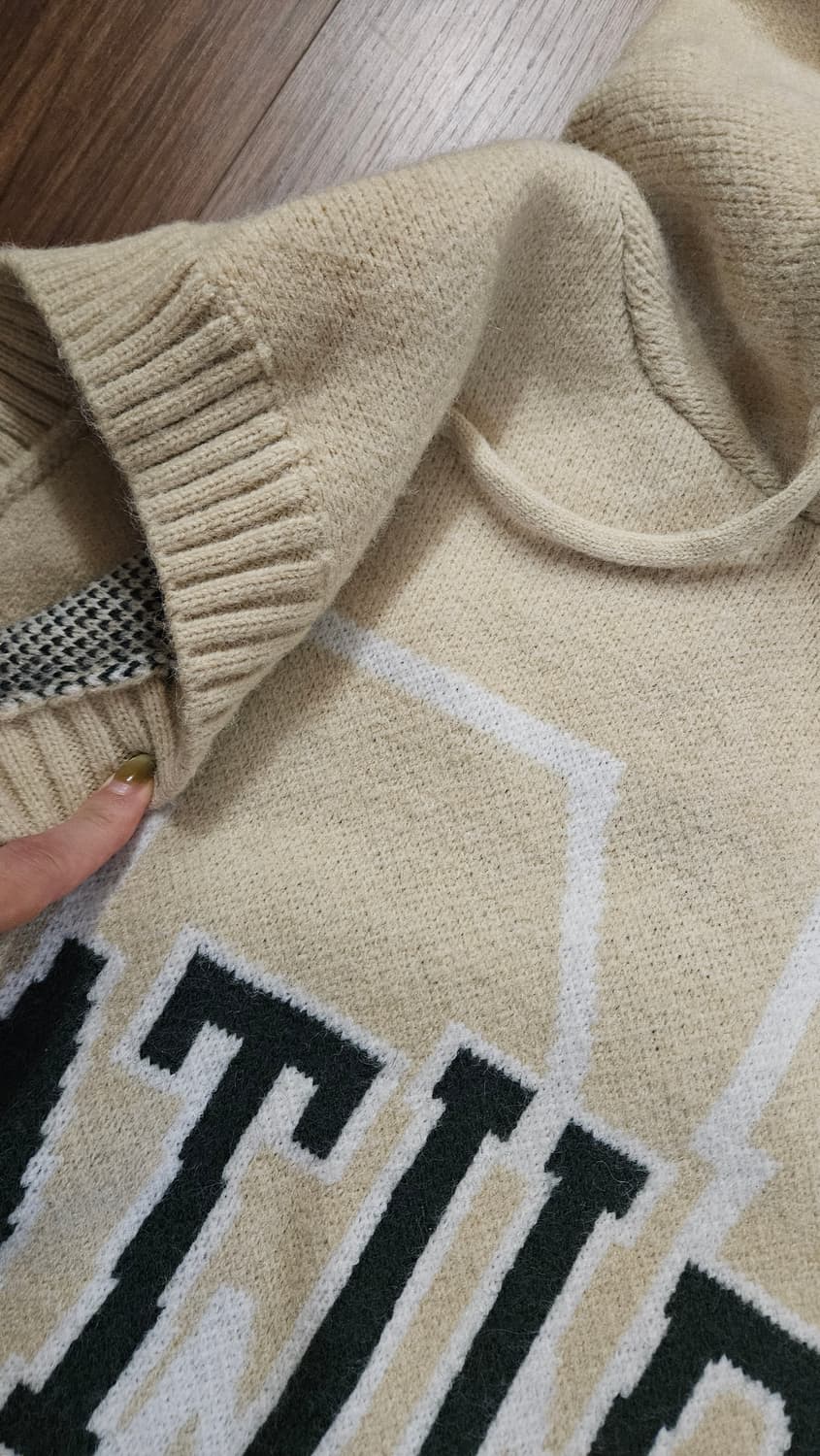 니트후드조끼 남여공용 새상품 상품이미지5