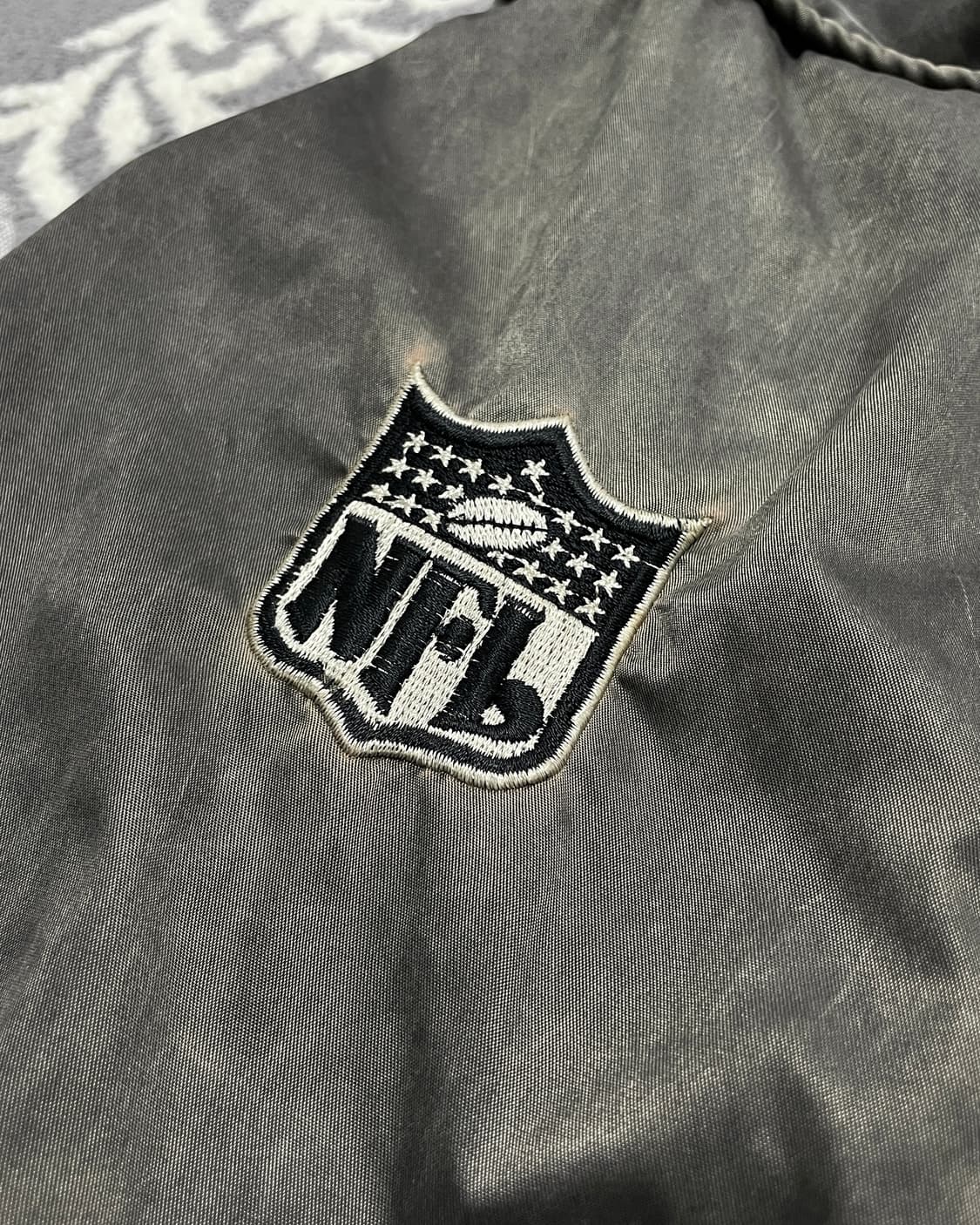 90‘s NFL 피그먼트 워싱 봄버 자켓 상품이미지7