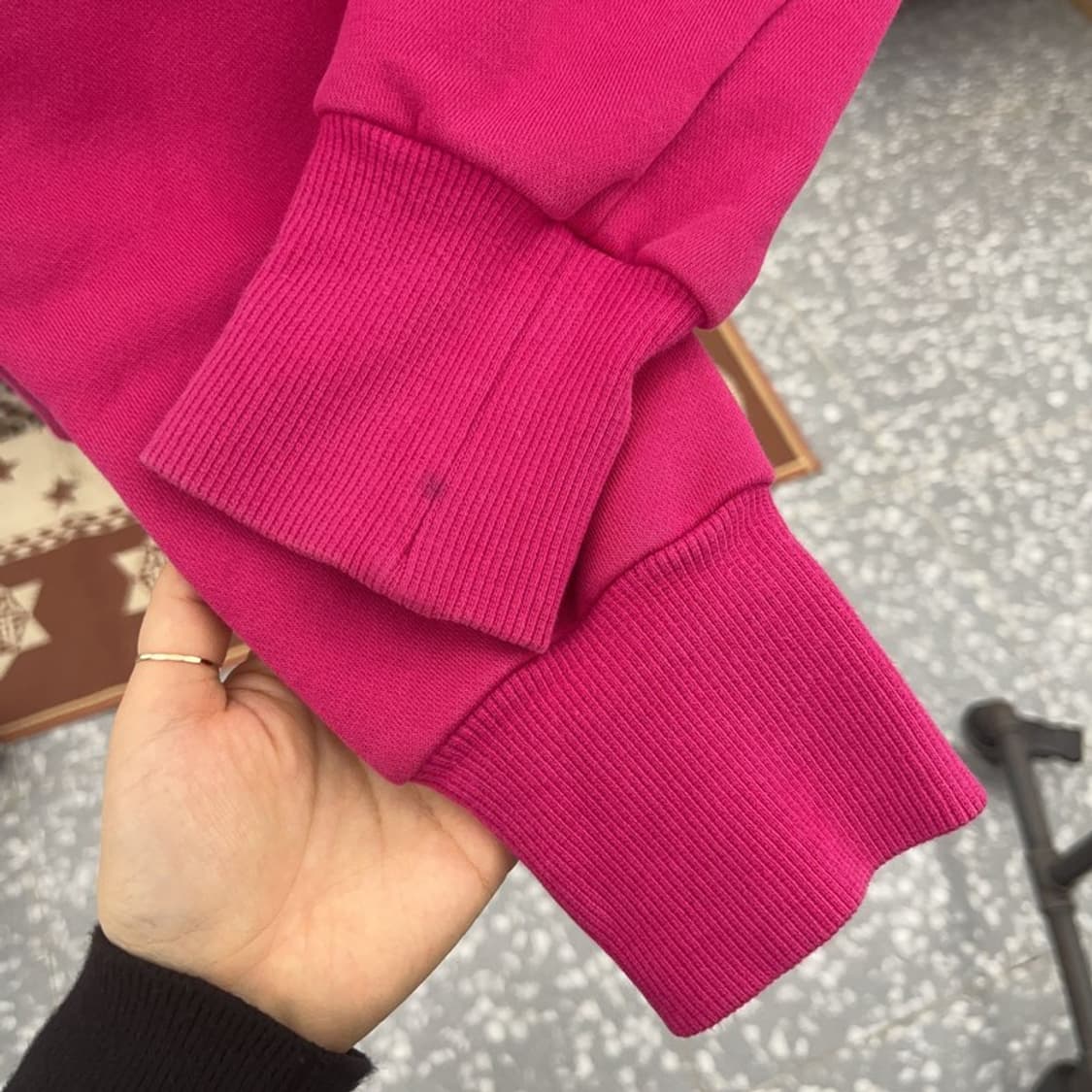 아디다스 Y2K 00's 대장급 핫핑크 후드티 95 C09181 상품이미지8