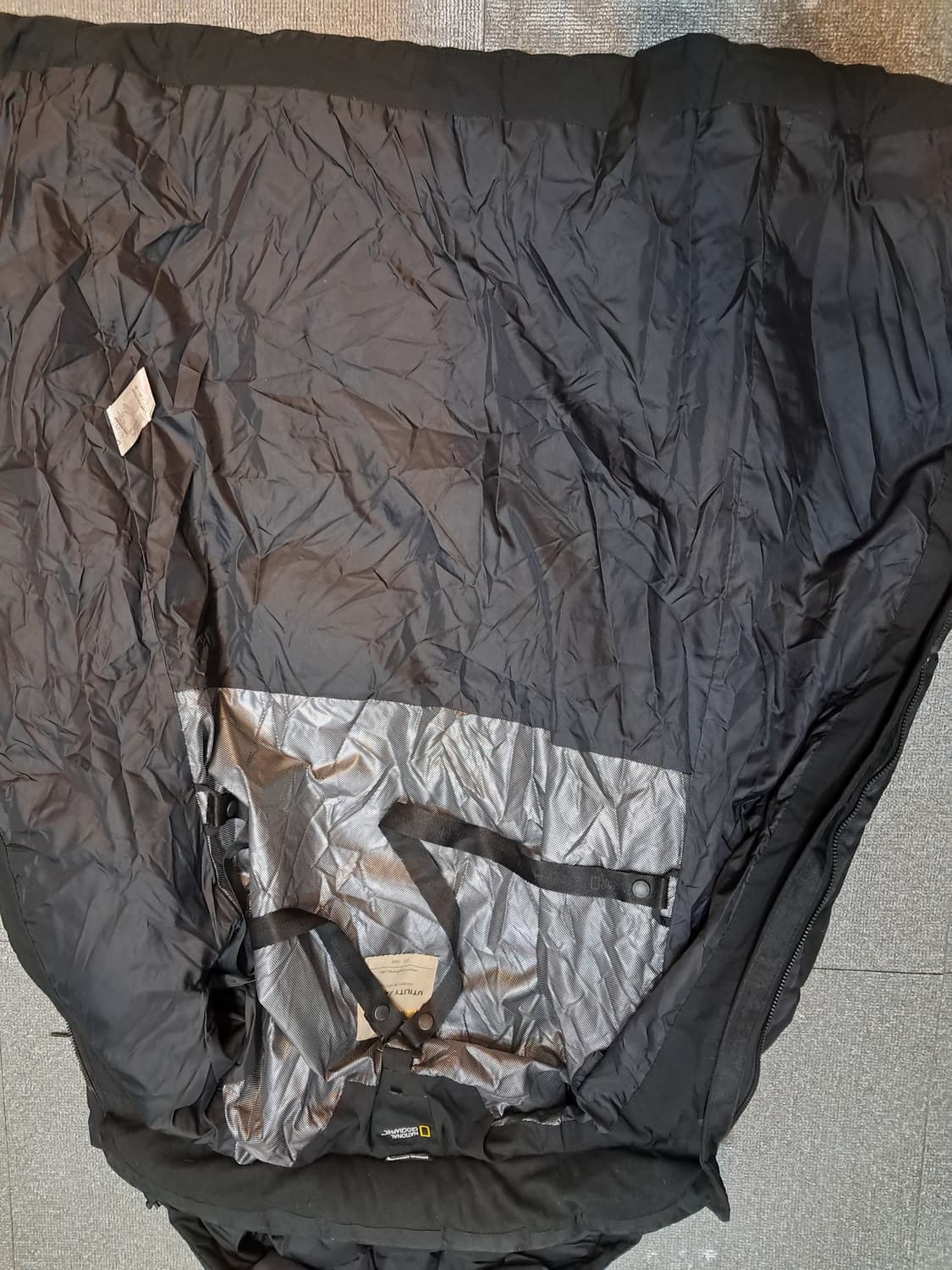 내셔널지오그래픽 블랙 패딩 S 상품이미지3