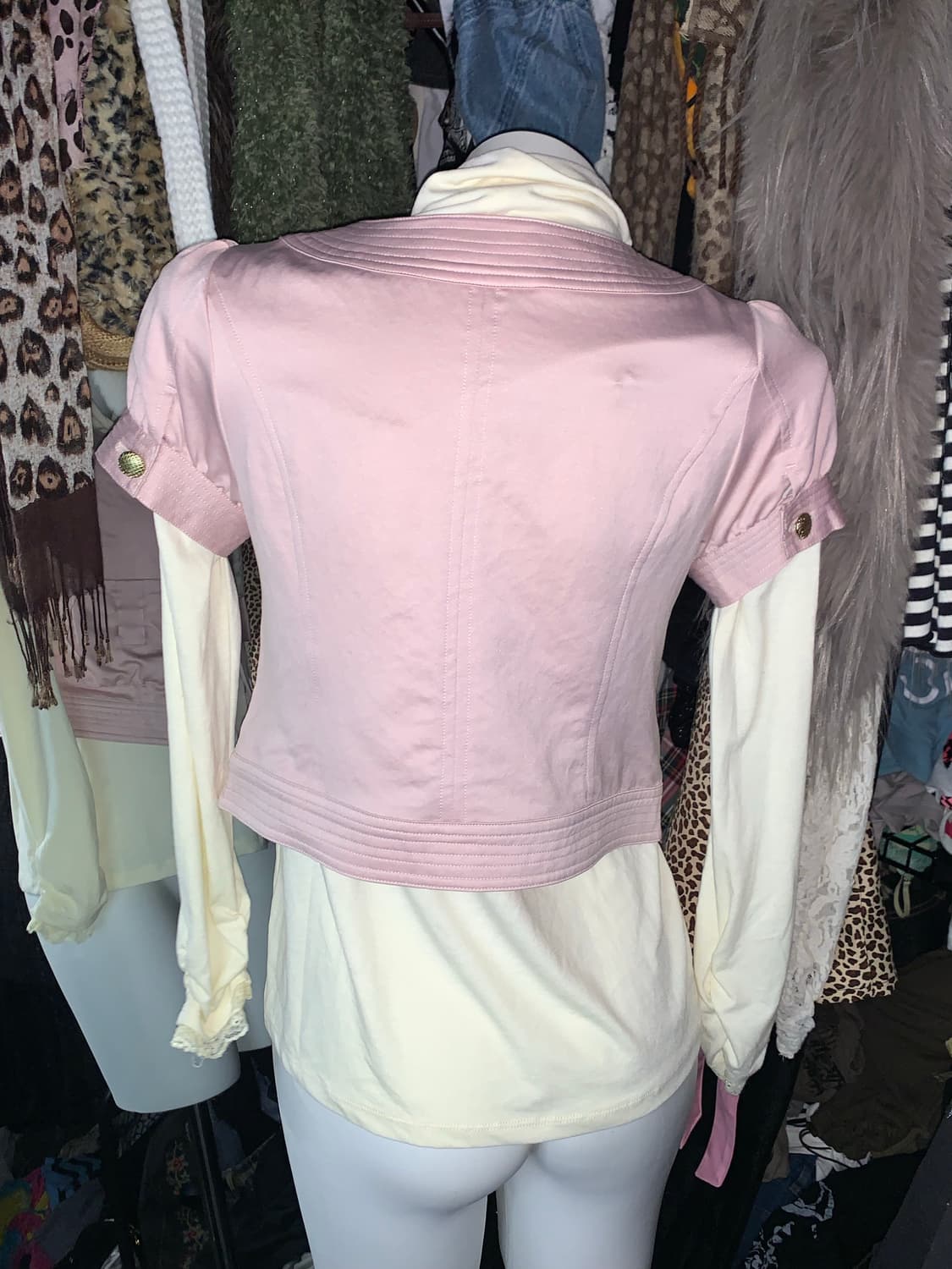 나나 하치st 로걀 핑크 퍼프 탑 상품이미지4