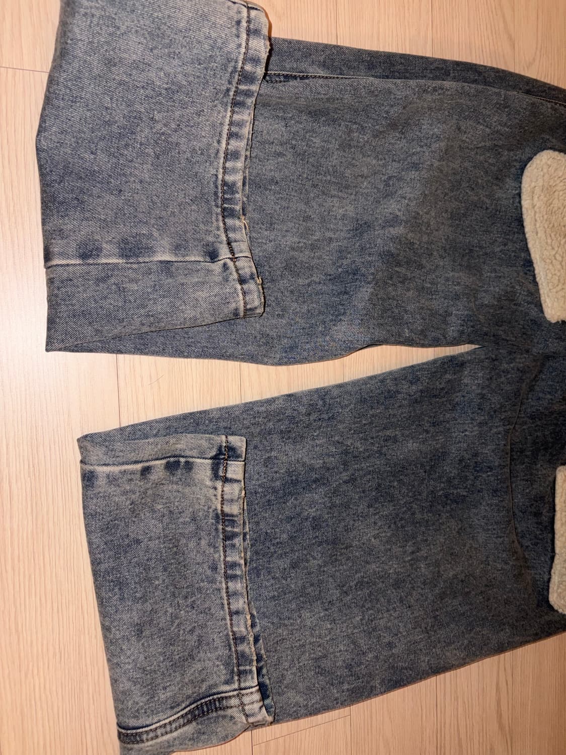 SHERPA BIG POCKET JEANS_BLUE 상품이미지5