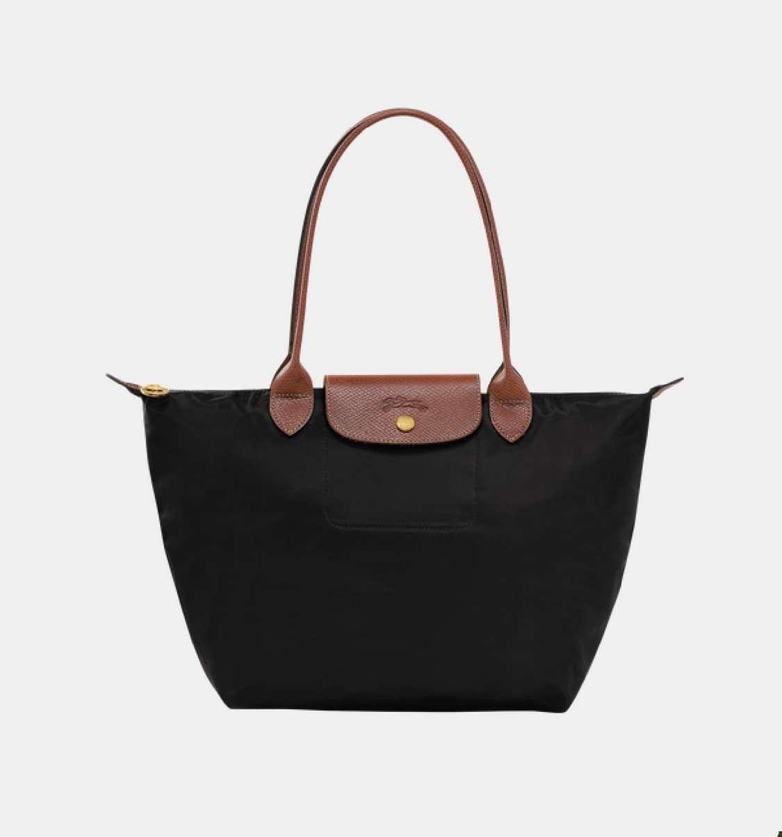 롱샴 르 플리아쥬 오리지널 M 숄더백 블랙 상품이미지1