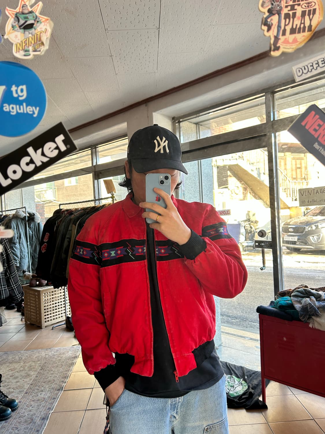 80,90‘s James davis 아즈텍 워크자켓 상품이미지8