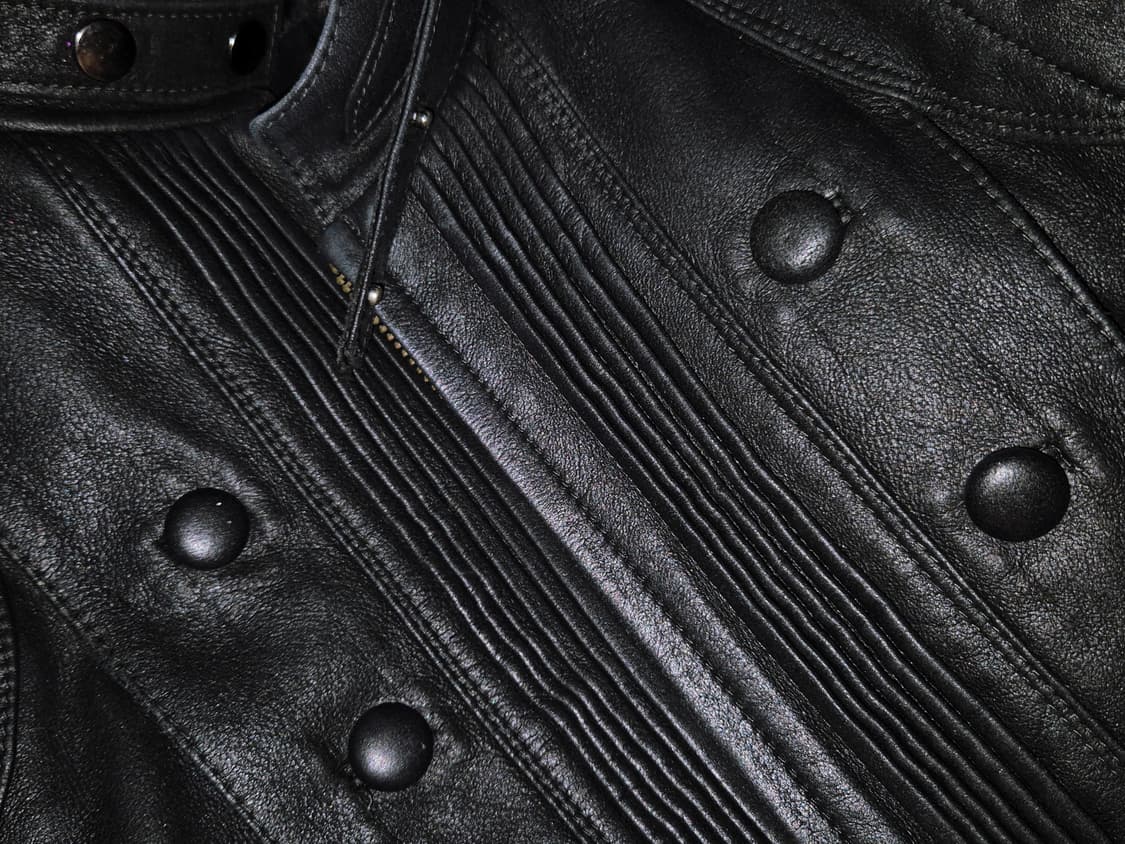 Vintage 09 Luna Button up leather Jacket 상품이미지2