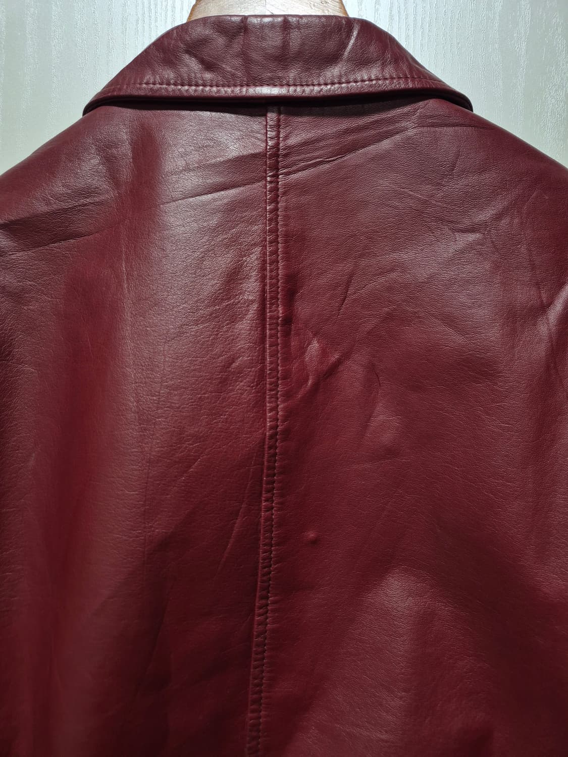 GEORGES RECH 소가죽 빈티지자켓 버건디 상품이미지7
