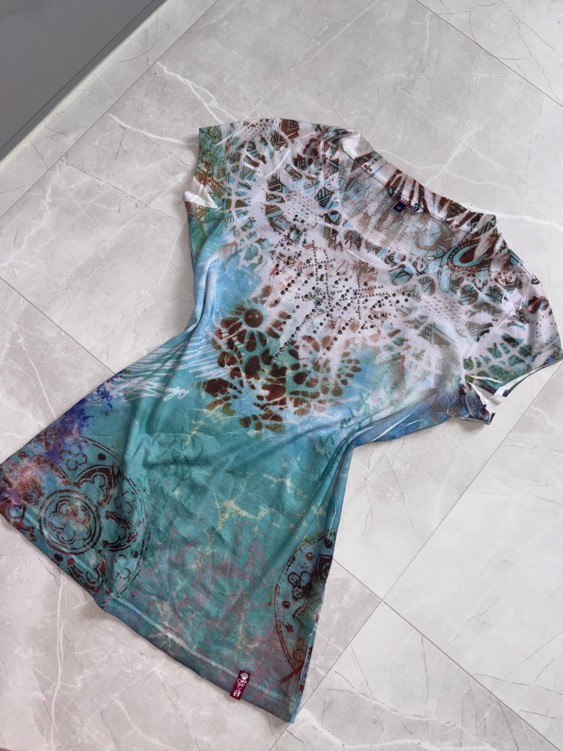 큐빈티지 민트 페어리 헹텐 반팔 상품이미지3