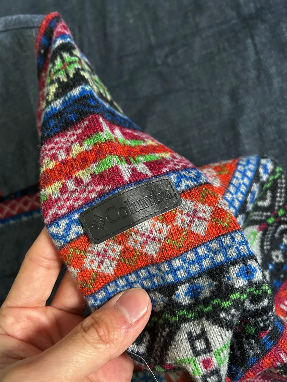 컬럼비아 페어아일 패턴 니트 상품이미지8