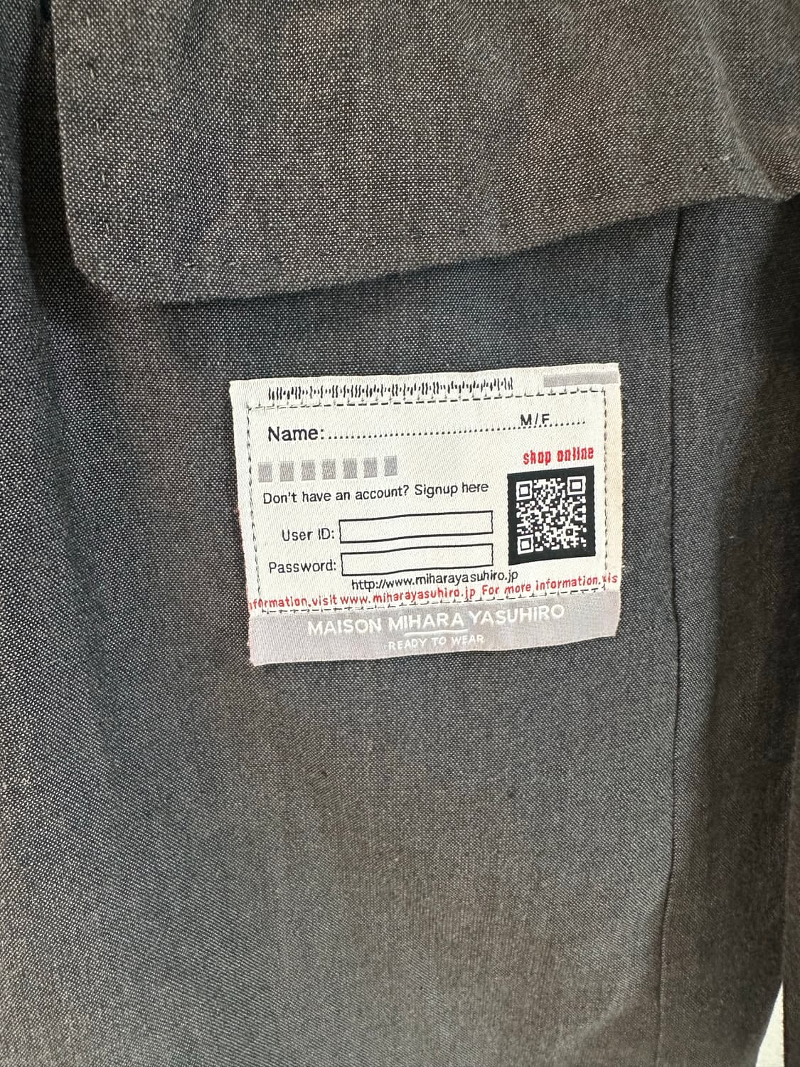 미하라야스히로 23ss light slim blazer grey 상품이미지4