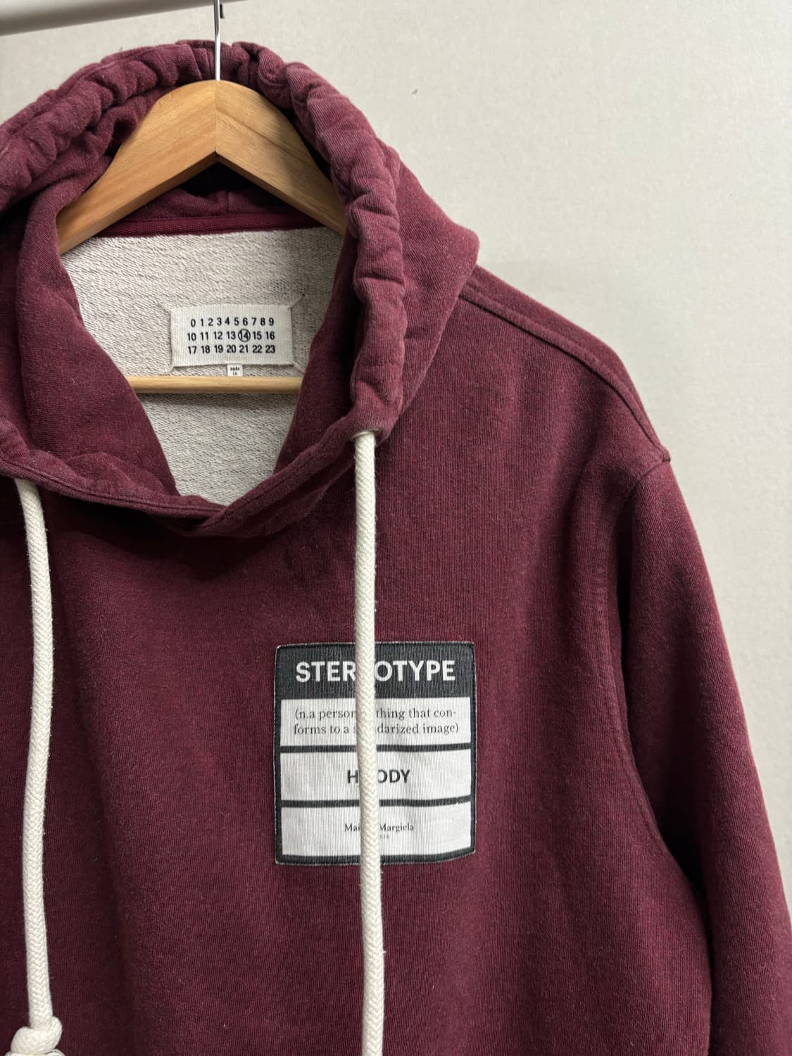 마르지엘라 20ss 스테레오 후디 상품이미지3