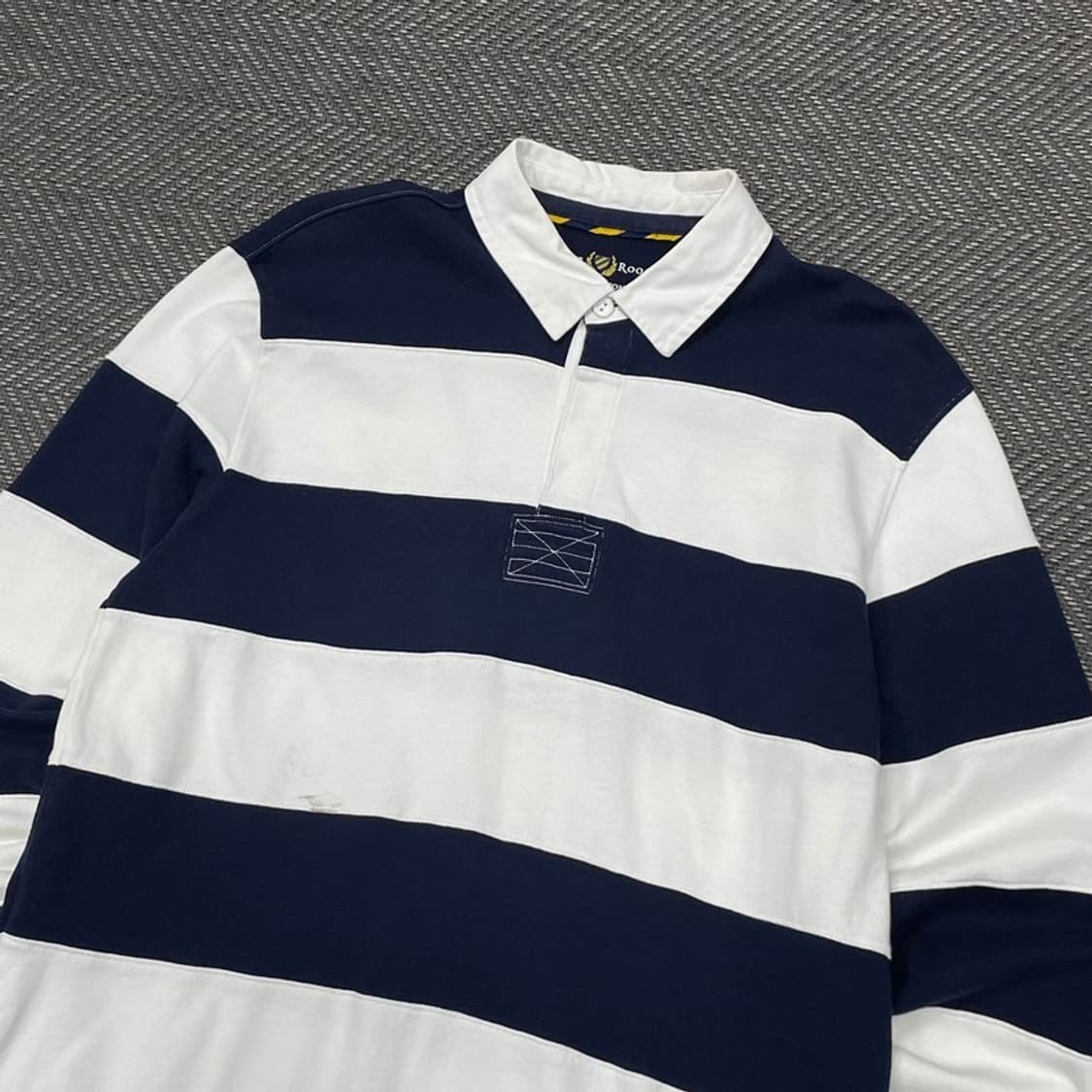 클럽 룸 배색 럭비 티셔츠 v0343 상품이미지3