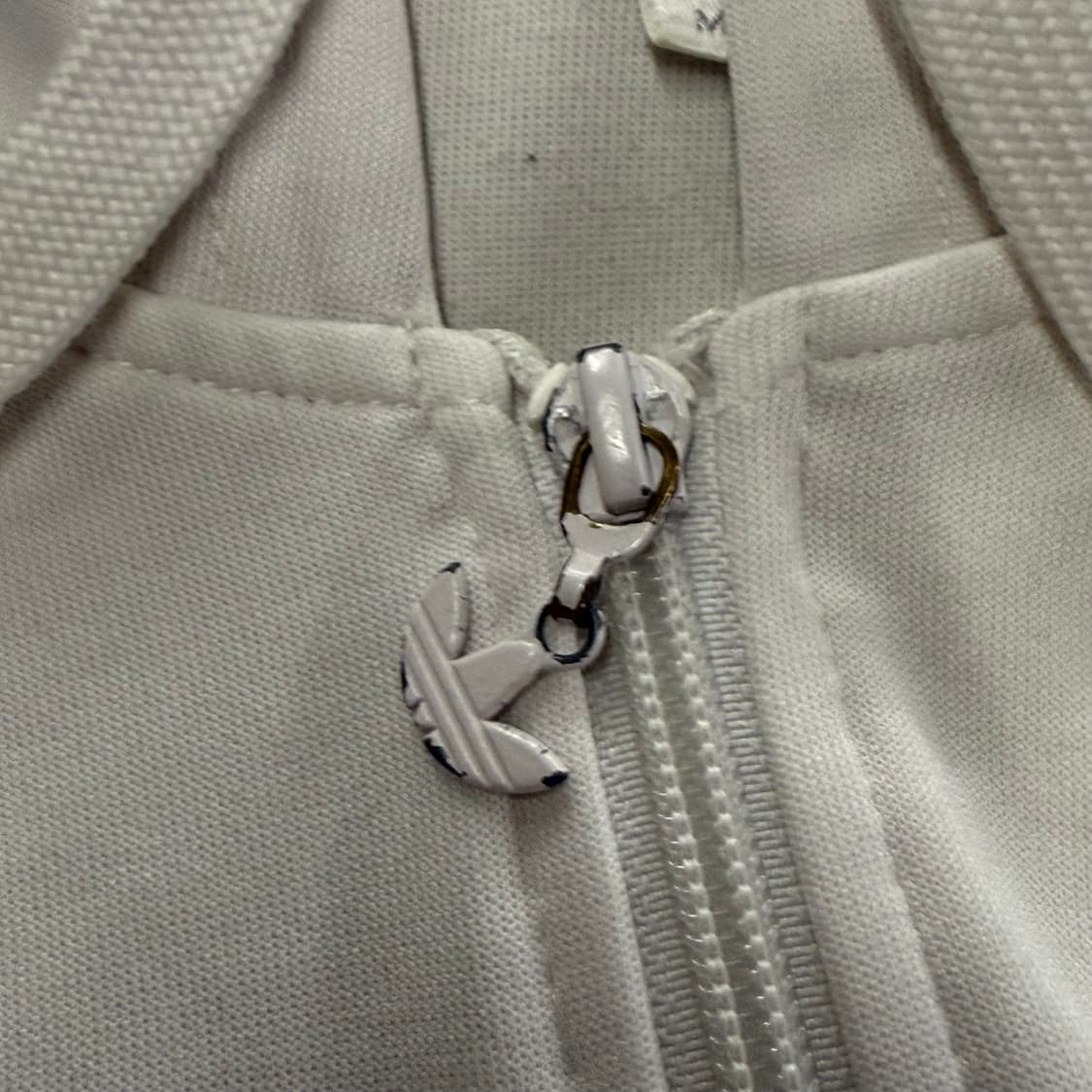 아디다스 화이트 흰빨 흰파 후드 플락 후플 후드집업 져지 상품이미지5