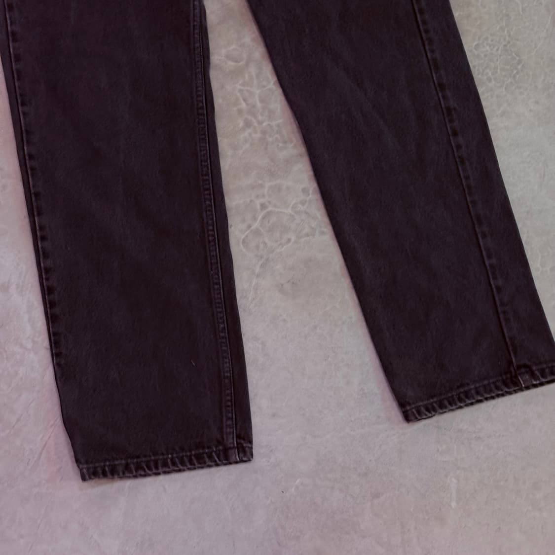 [38/32] USA 리바이스 505 오렌지탭 orange 흑청 블랙 상품이미지3