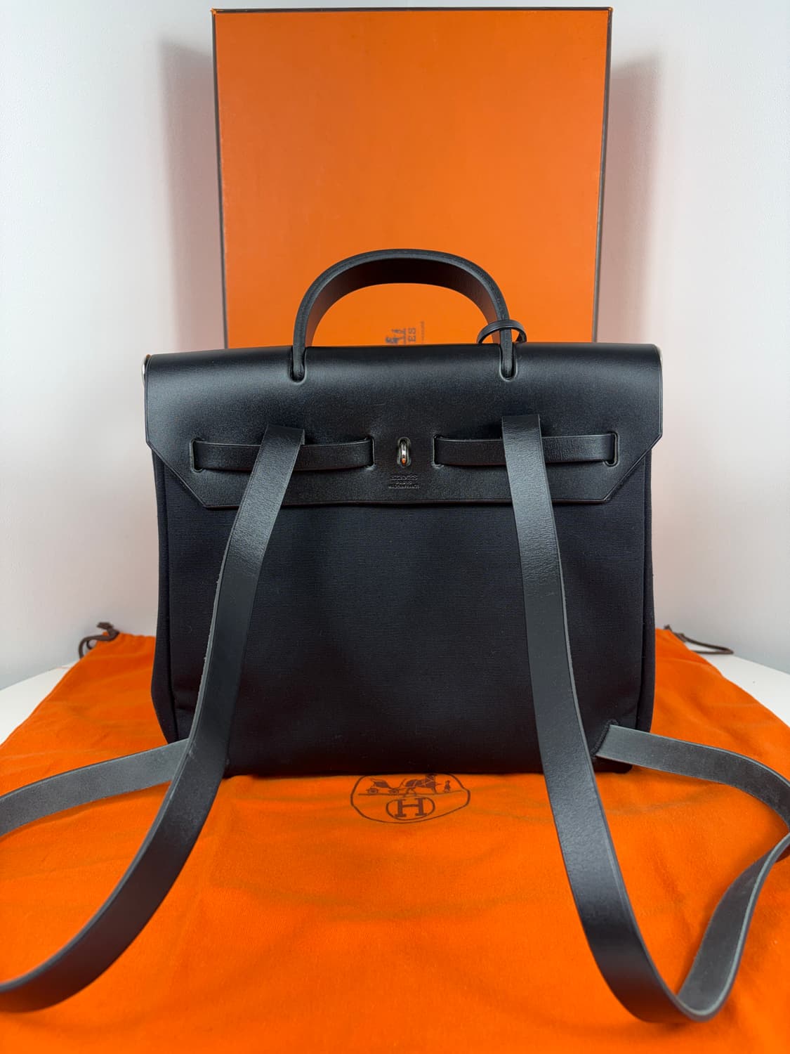 에르메스 에르백 에르백팩 캔버스 블랙 상품이미지5
